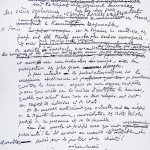 Lettre manuscrite de Monseigneur Pierre-Marie Théas