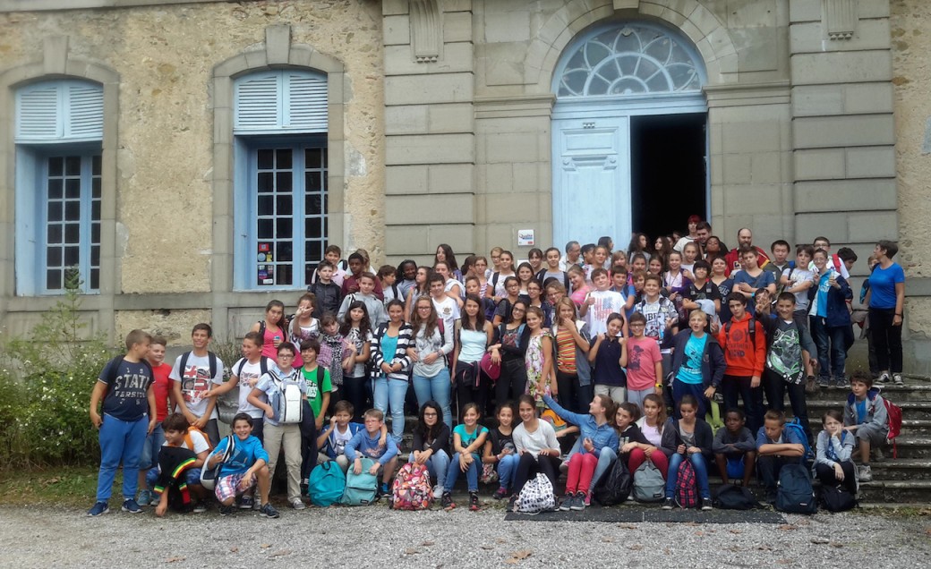 Institut Familial - Les 5èmes visitent le château Chalabre