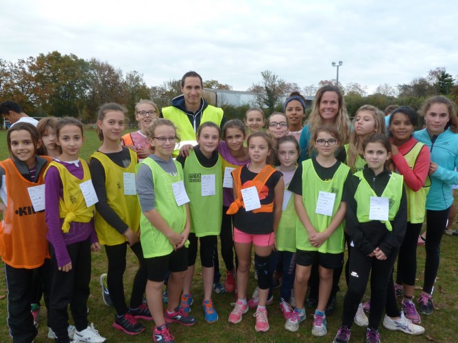 L'UNSS de l'Institut Familial au Cross départemental 2014 de Caussade