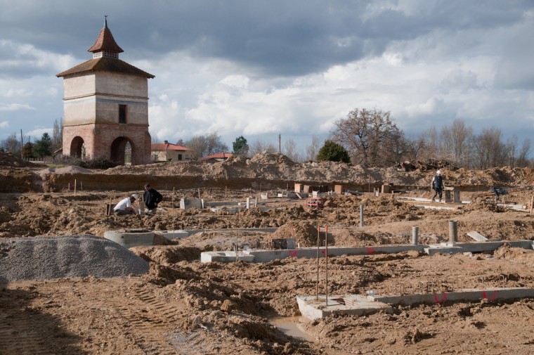 Construction et chantier du lycée Pierre-Marie Théas