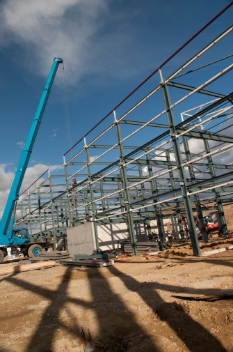 Construction et chantier du lycée Pierre-Marie Théas