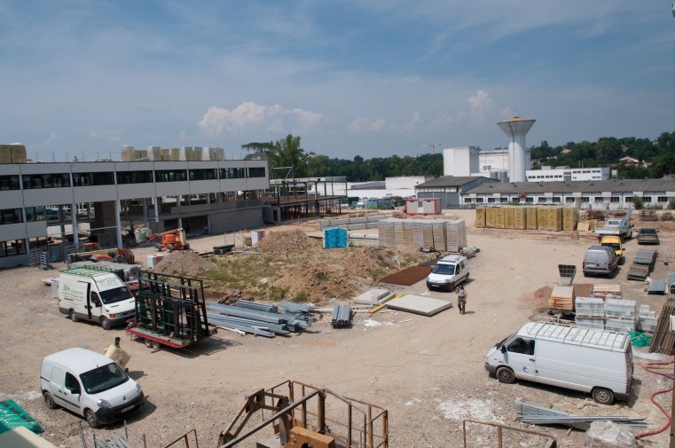 Construction et chantier du lycée Pierre-Marie Théas